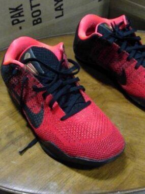 2014 Mens Nike Kobe 9 IX Elite Low University Red Black Size 13 Used Rare OG